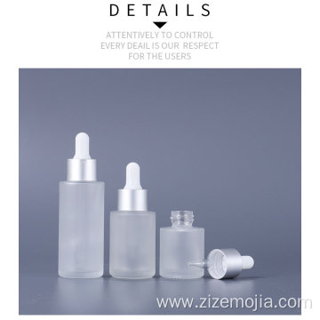 Skincare essential oil dropper frosted glass bottles